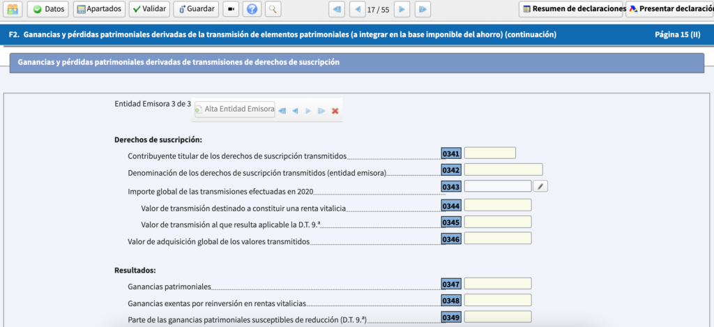 ¿Cómo declarar la venta de derechos en el IRPF?