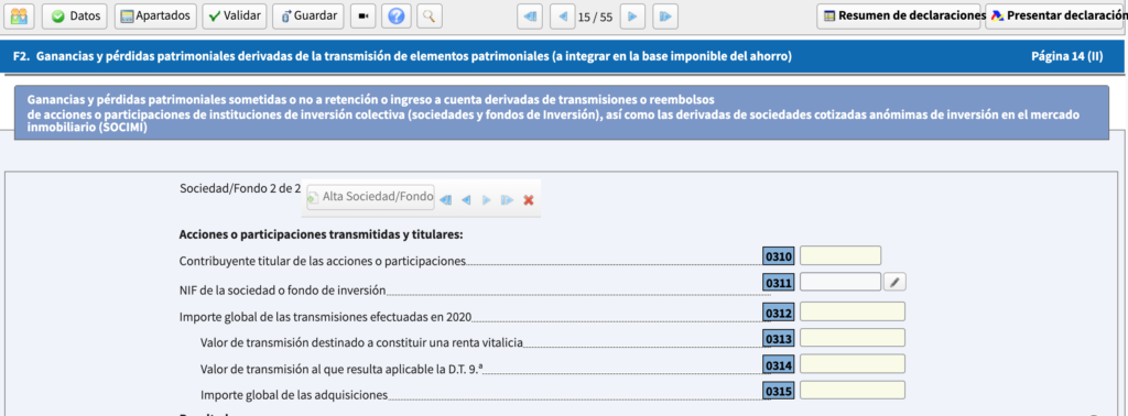 ¿Cómo declarar la venta de fondos de inversión en el IRPF?