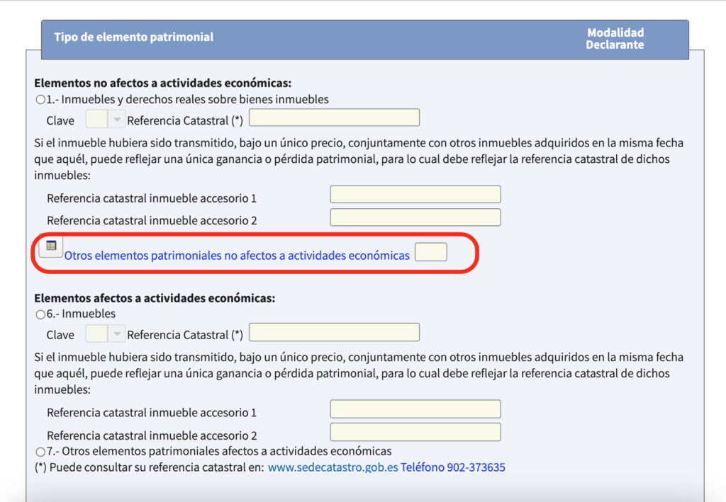 Declaración de la renta