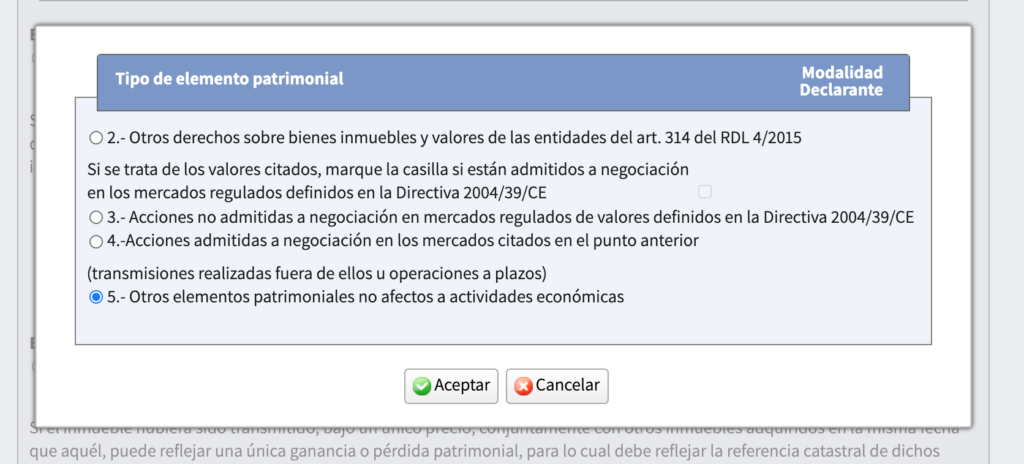 ¿Cómo declarar la venta de opciones en el IRPF?